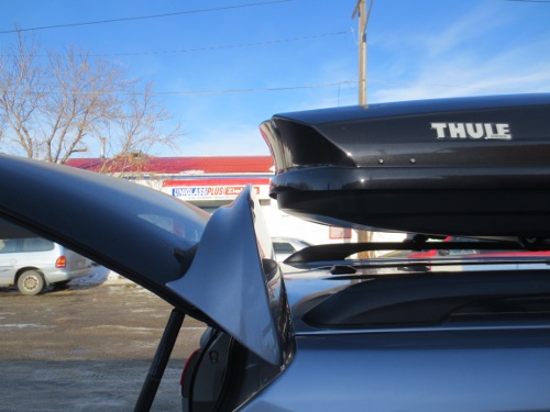 Thule 635B Sonic XL Black on a Toyota Sienna Racks For Cars Edmonton